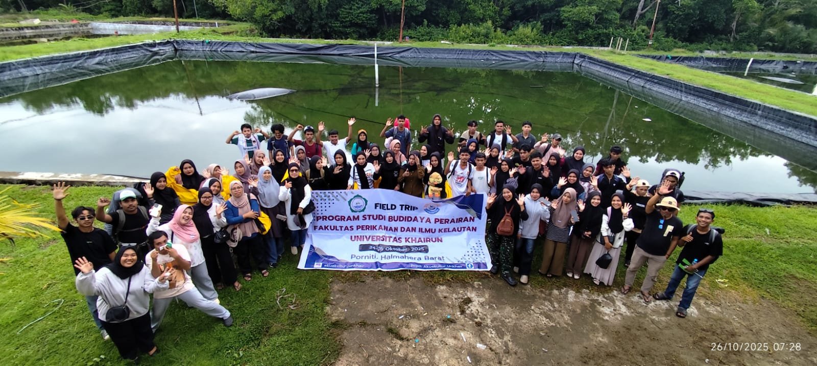 Mahasiswa Budidaya Perairan FPIK Unkhair Belajar Langsung Praktik Budidaya di Halmahera Barat