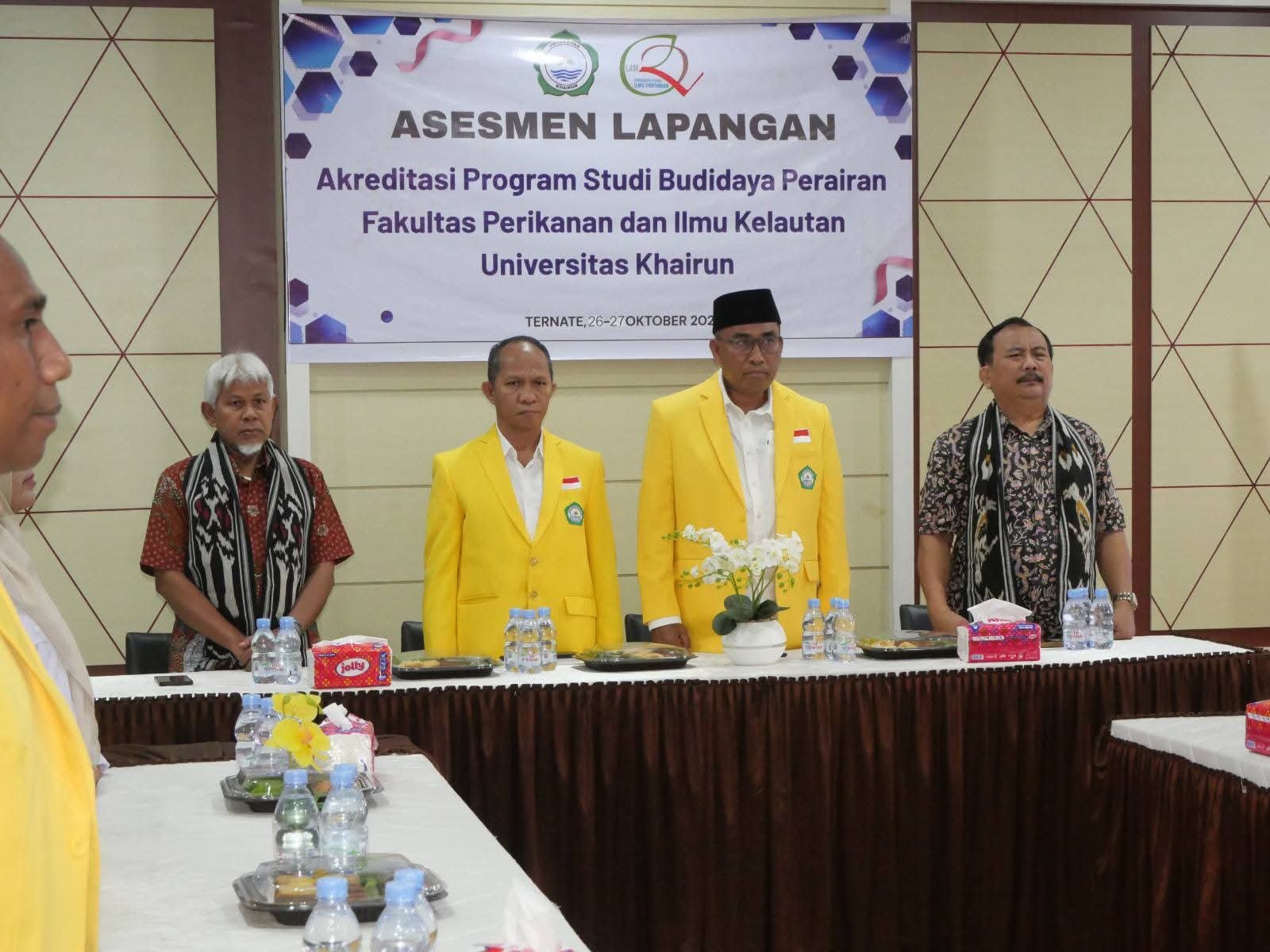 LAM PT-IPI Gelar Asesmen Lapangan Akreditasi Program Studi Budidaya Perairan FPIK Universitas Khairun